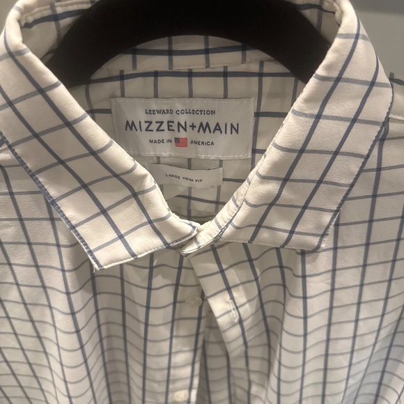 Mizzen and Main men's Large trim fit shirt - Picture 2 of 2